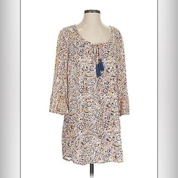 Billabong Dresses & Skirts - Billabong Floral Print Women's Dress with Tassels Size L